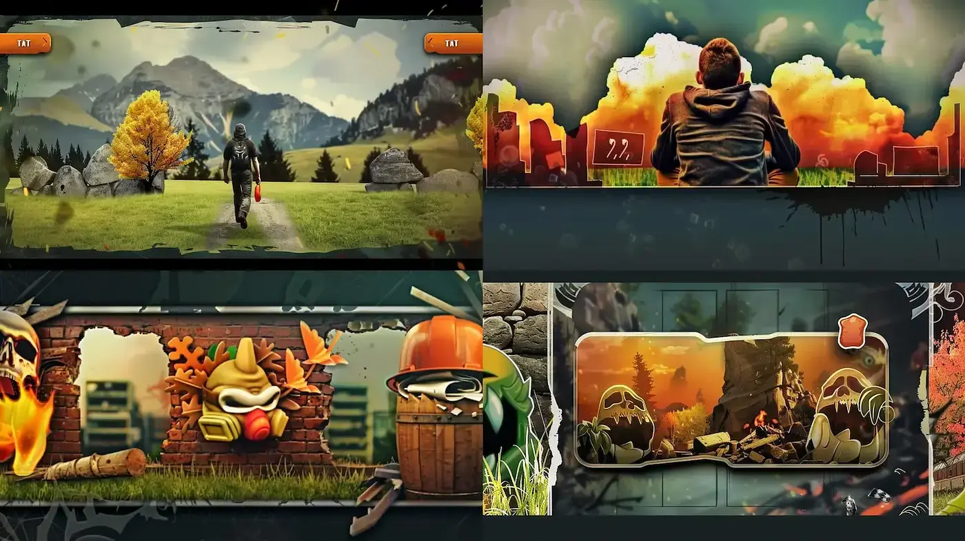 Captivating Visual Journey with a Blend of Nature and Fantasy - Midjourney sref style