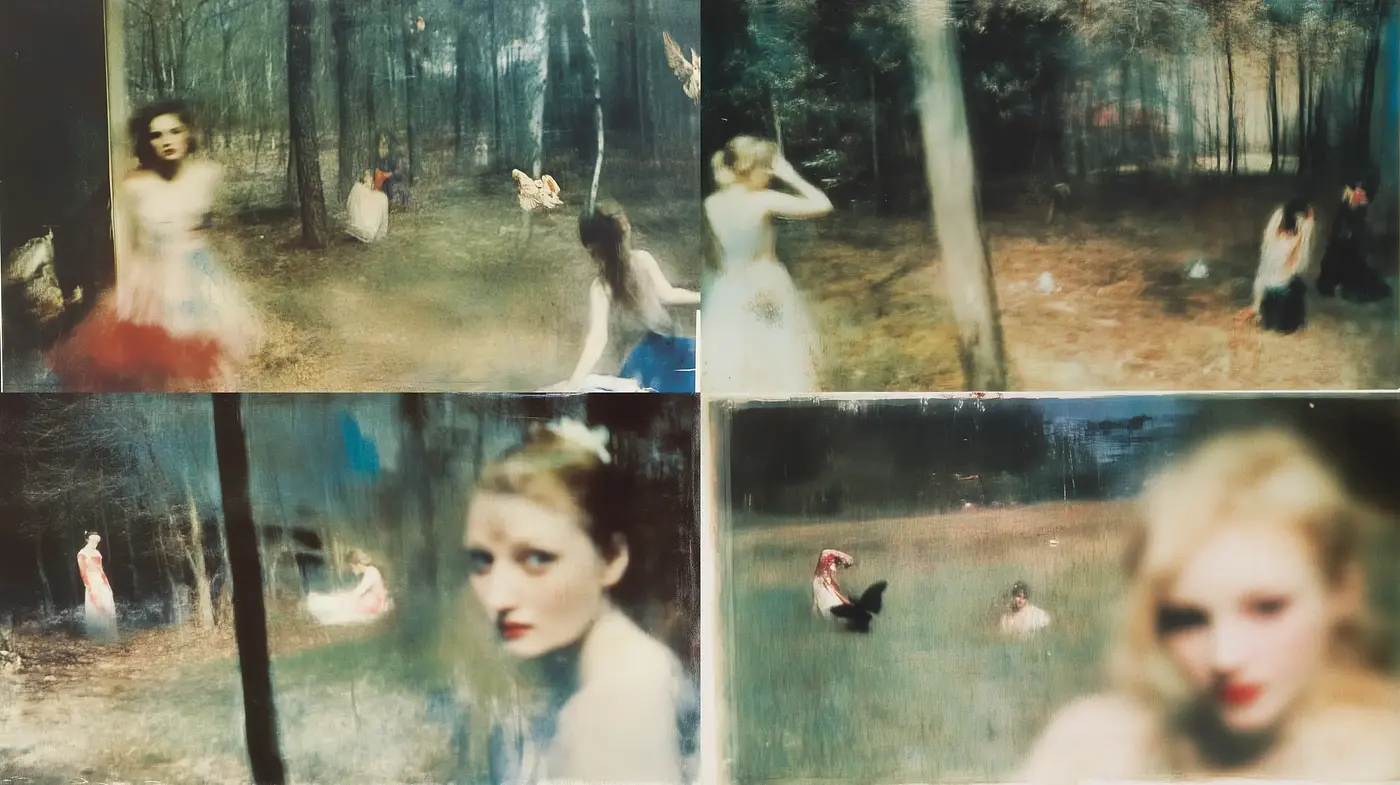 Ethereal Woods in Dreamlike Impressionism - Midjourney sref style
