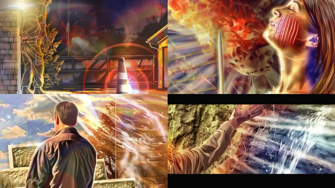 Dynamic Brushstroke Luminance: An Exploration of Vivid Textures and Light - Midjourney sref style
