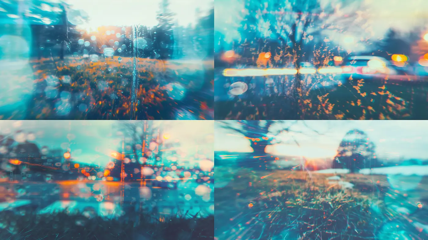 Luminous Dreamscapes: A Vivid Exploration of Light and Blur Across Ethereal Vistas - Midjourney sref style