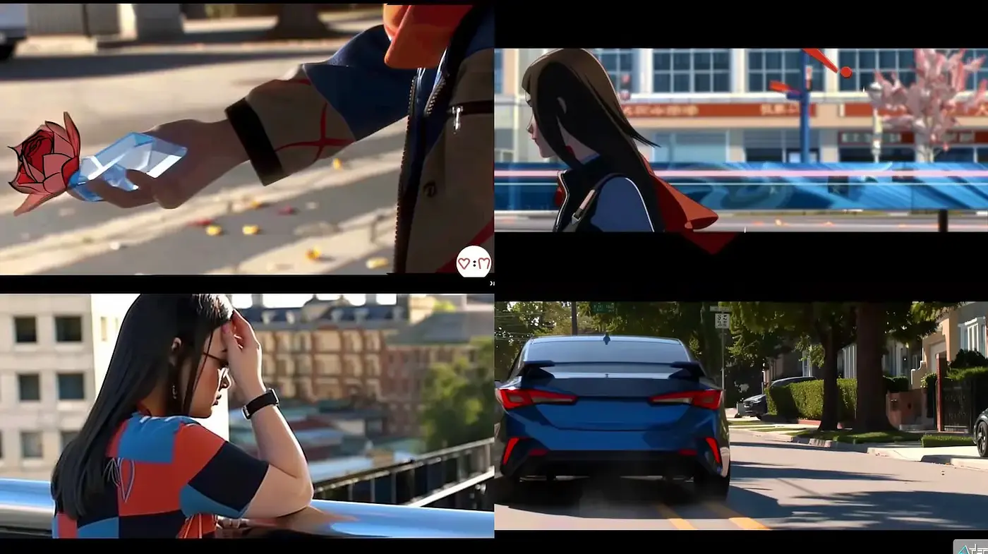 Stylized Modern Urban Aesthetic with Anime Influence - Midjourney sref style