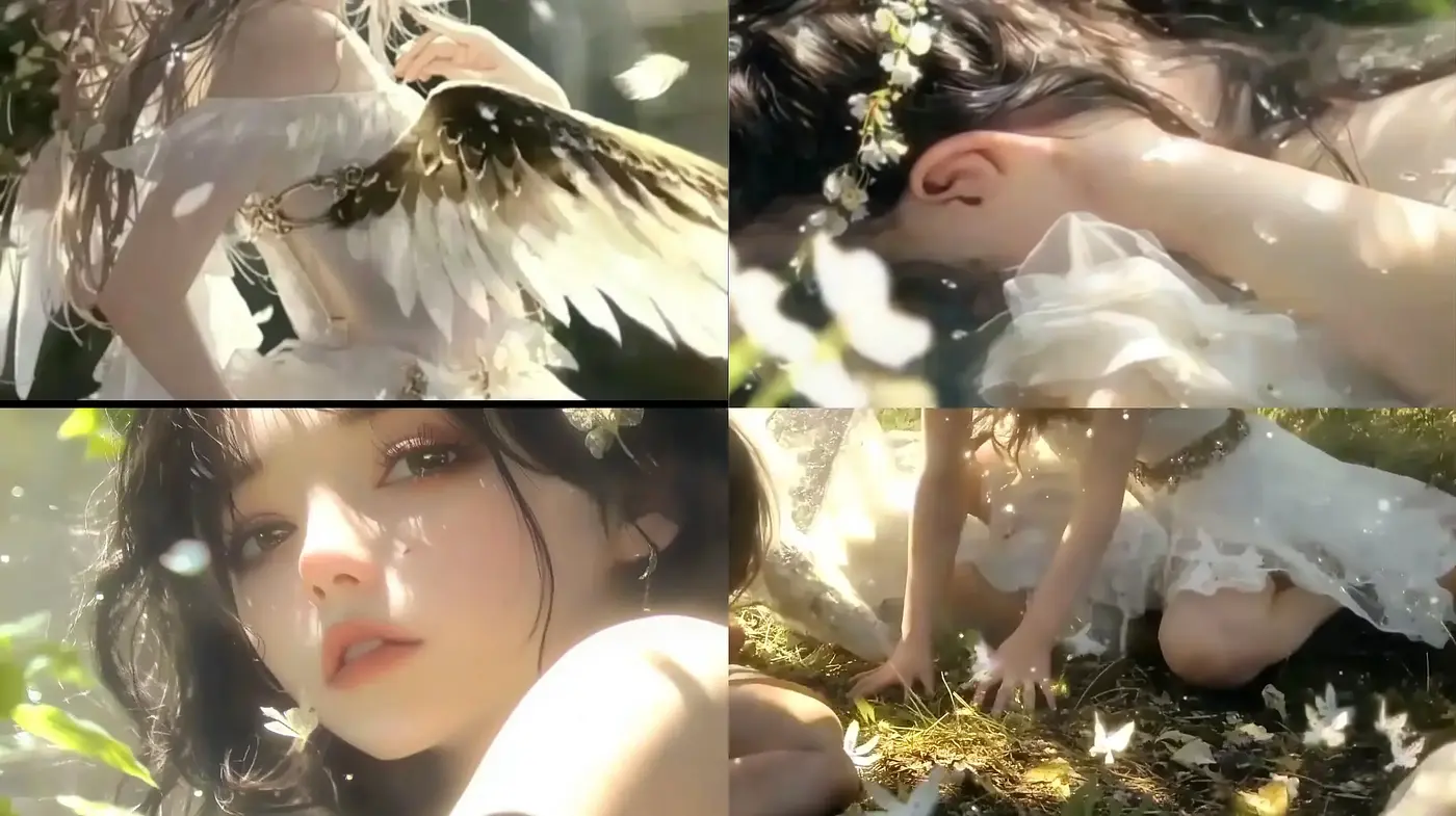 Ethereal Light-dappled Forest Scenes with Fantasy Overtones - Midjourney sref style