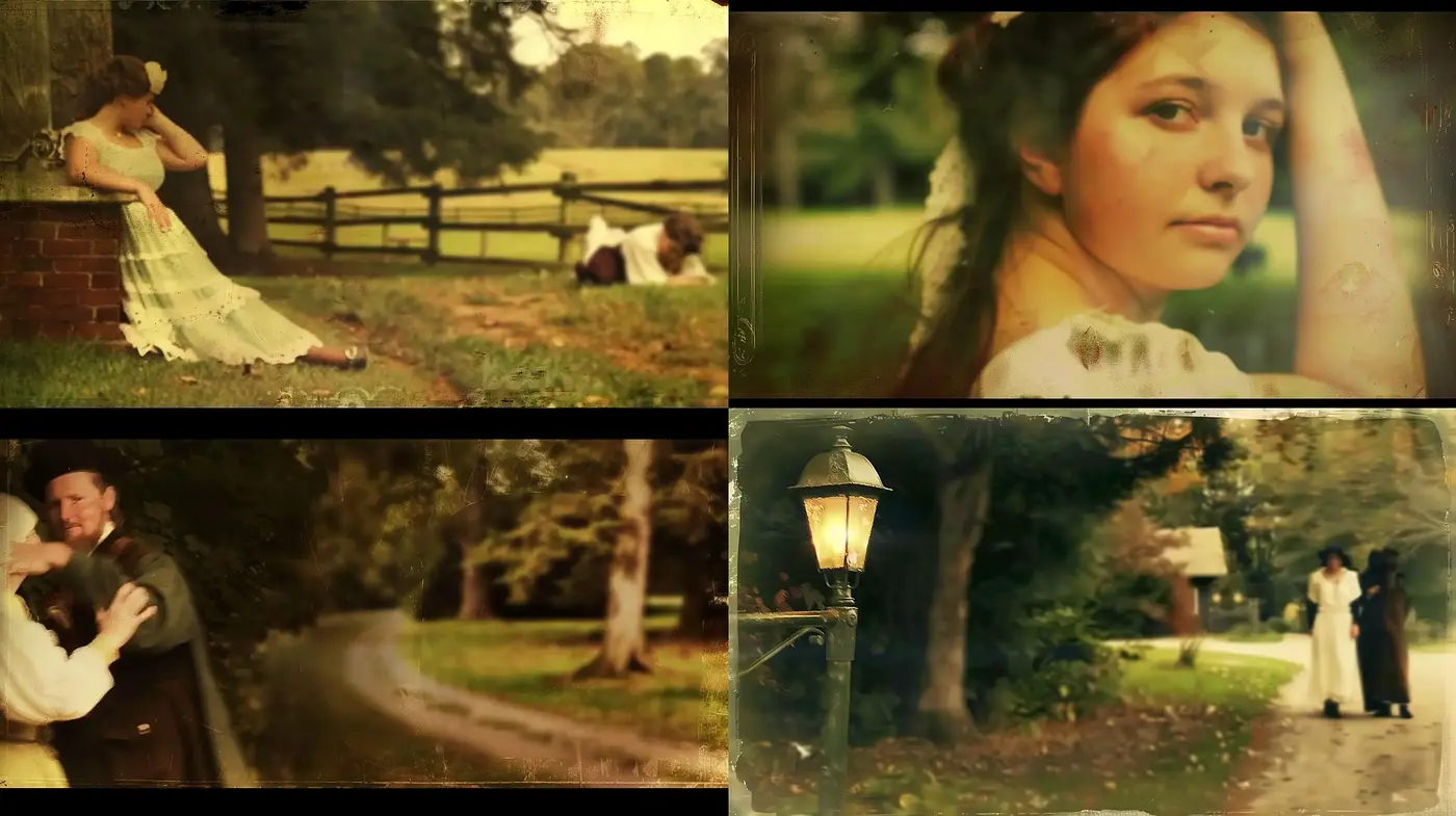 Timeless Elegance in Antique Sepia - Midjourney sref style