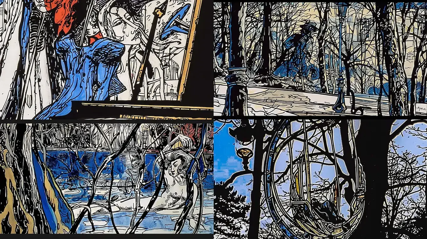 Surreal and emotive artworks blending nature and fantasy with a touch of elegance - Midjourney sref style