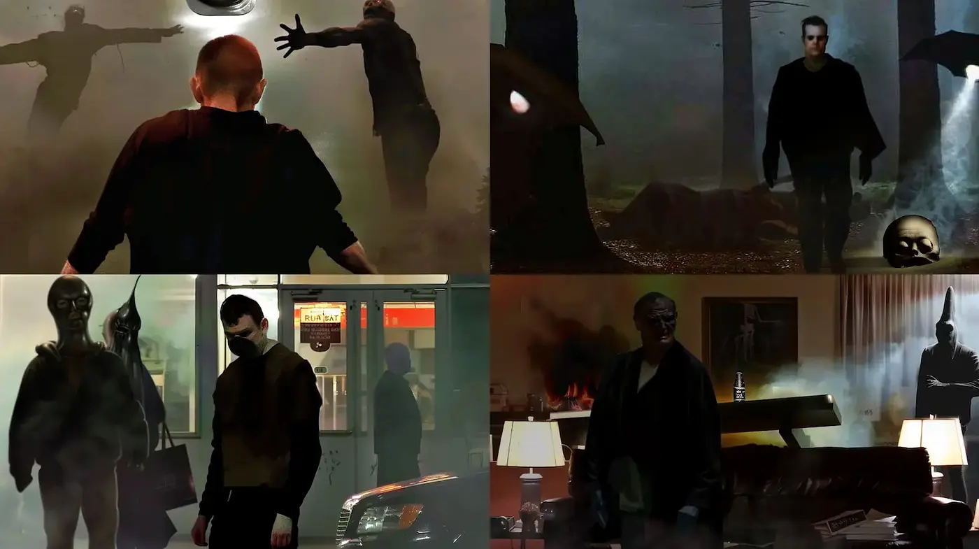 Mysterious and Atmospheric Visual Narrative with Elements of Surrealism - Midjourney sref style