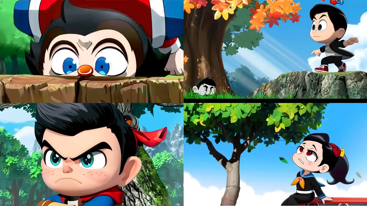 Vibrant Animated Adventure: A Consistent Cartoon Exuberance - Midjourney sref style