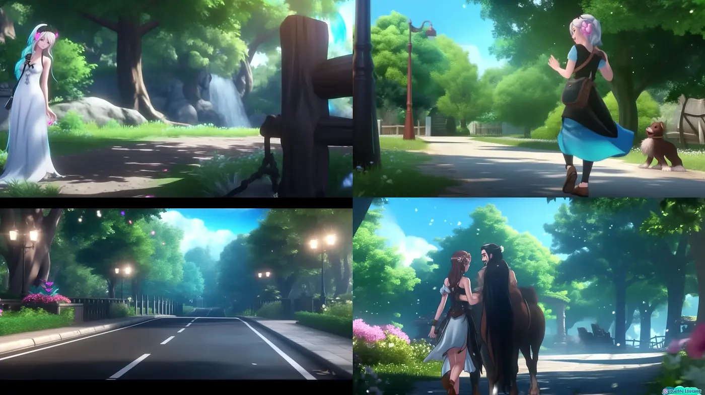 Serene Daydream: A Homage to Modern Anime Sceneries - Midjourney sref style