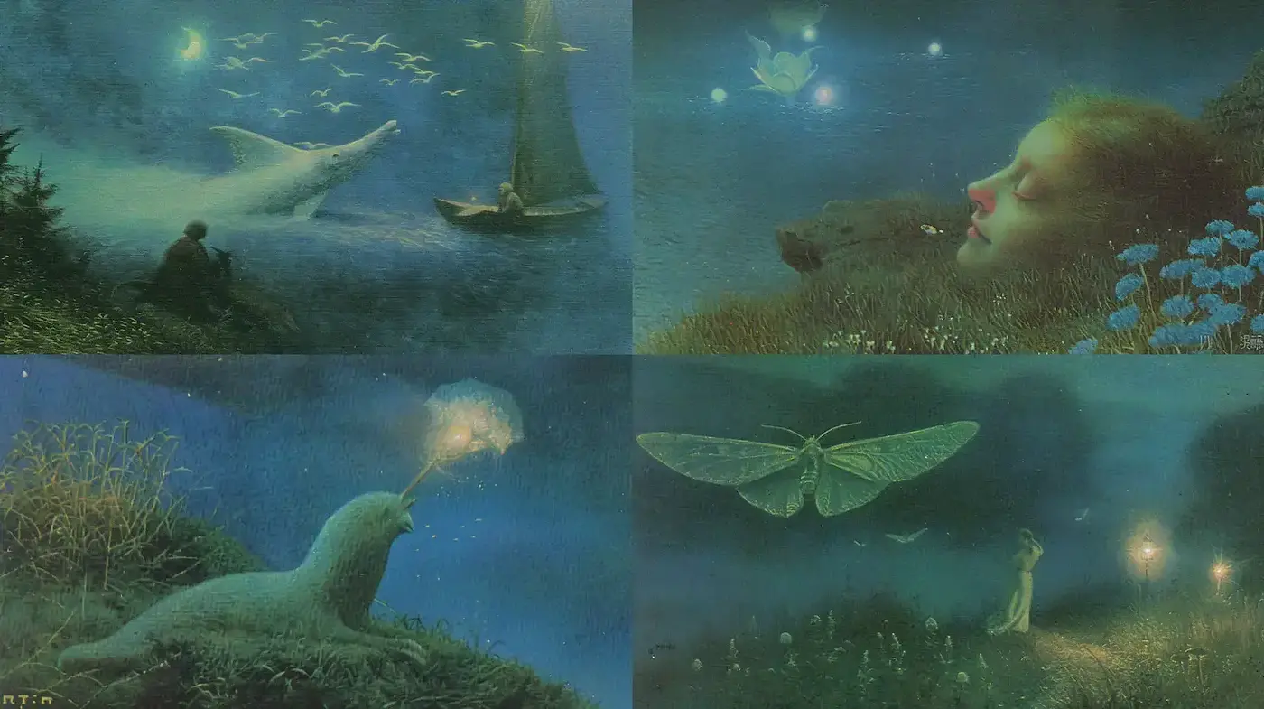 Surreal Dreamlike Imagery with Ethereal Quality - Midjourney sref style