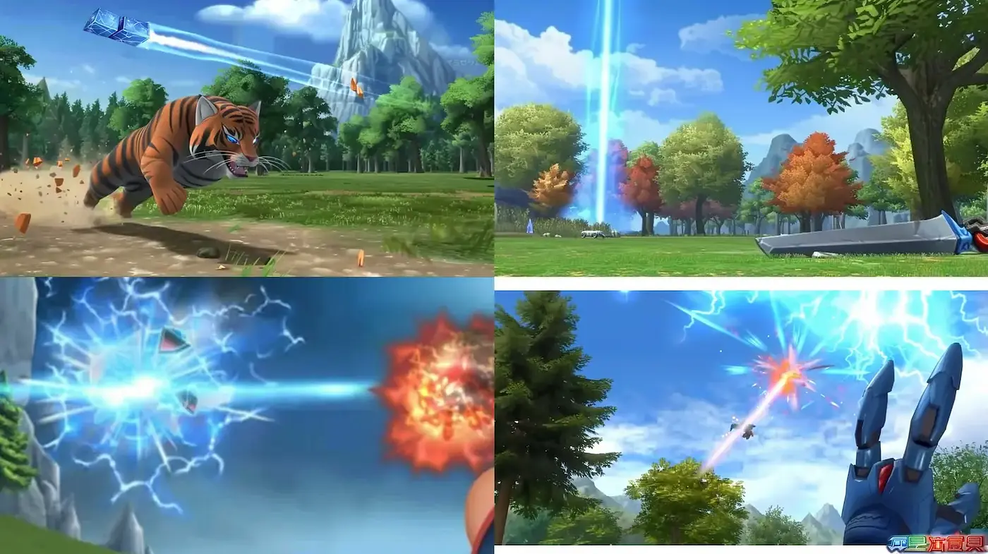 Dynamic and Colorful Vivid Animation Style with a Futuristic Edge - Midjourney sref style