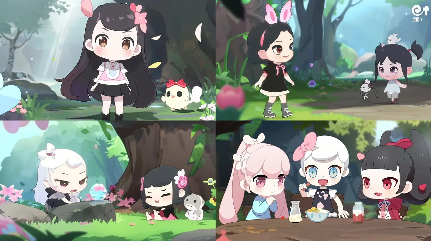 Enchanting Whimsy in Pastel: Uniformity in Anime-Inspired Digital Illustration - Midjourney sref style