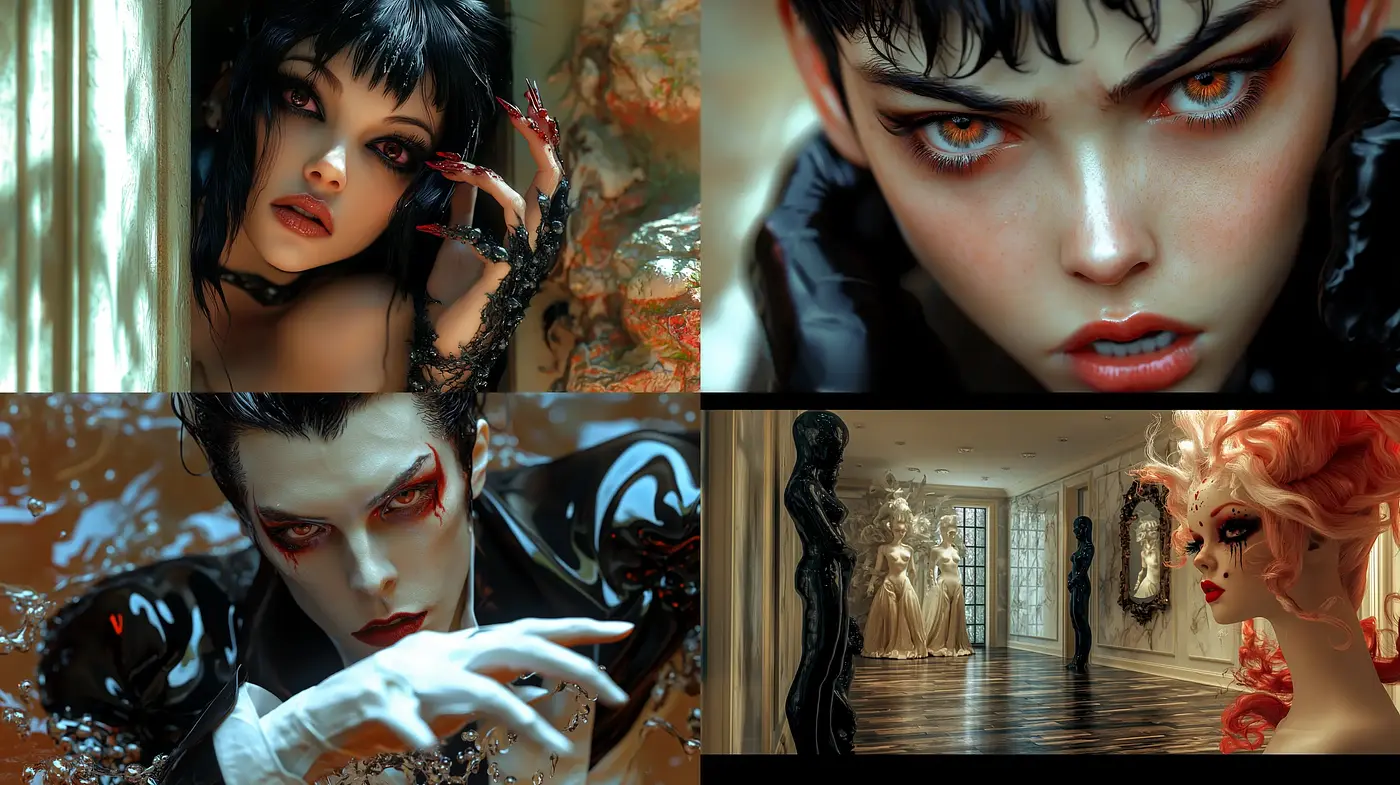The Enigmatic Essence of Gothic Surrealism - Midjourney sref style