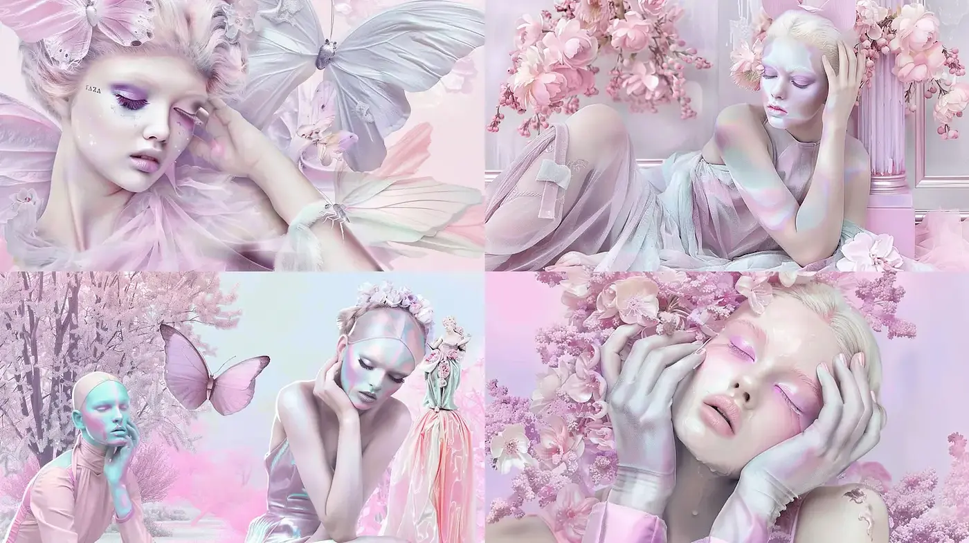 Soft and Ethereal Aesthetic with Surreal Elements - Midjourney sref style