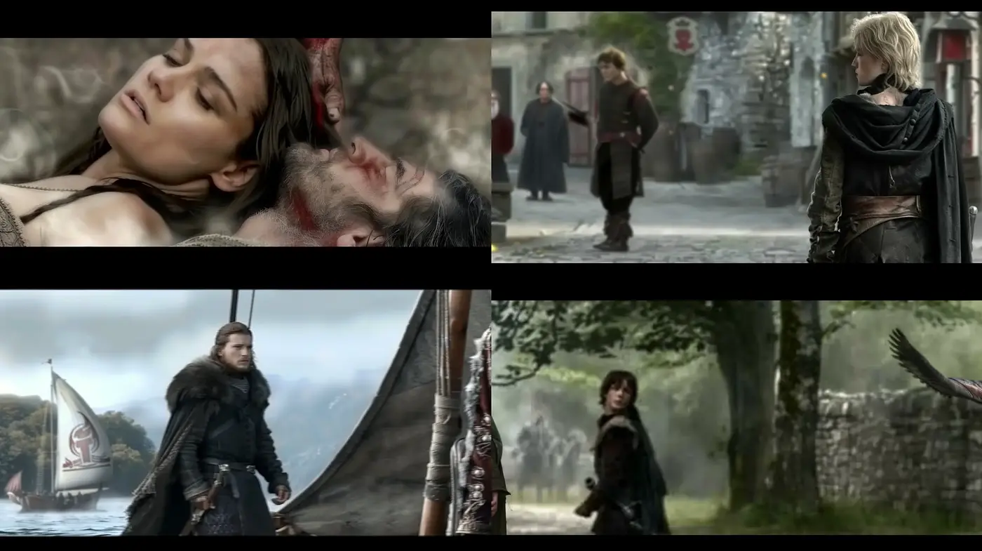 Melancholic Medieval Cinematic Tapestry - Midjourney sref style