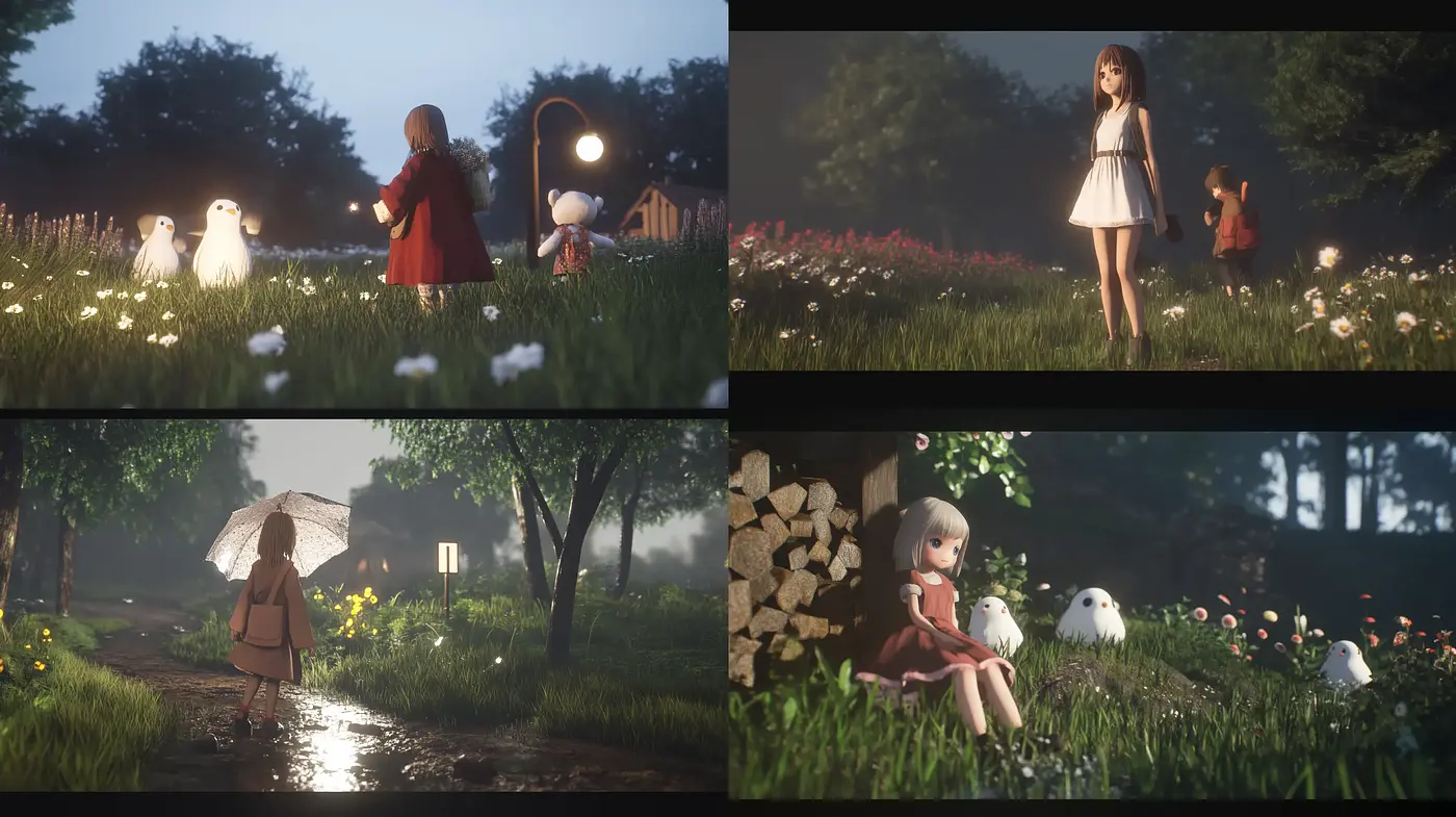 Enchanted Twilight: Ethereal Scenes in Softened Hues - Midjourney sref style