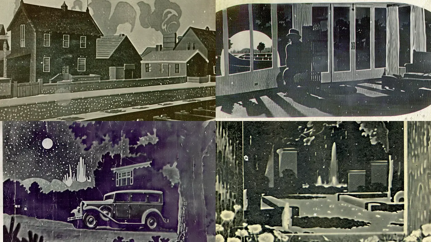 Monochromatic Nostalgia: A Homage to Early American Photography - Midjourney sref style