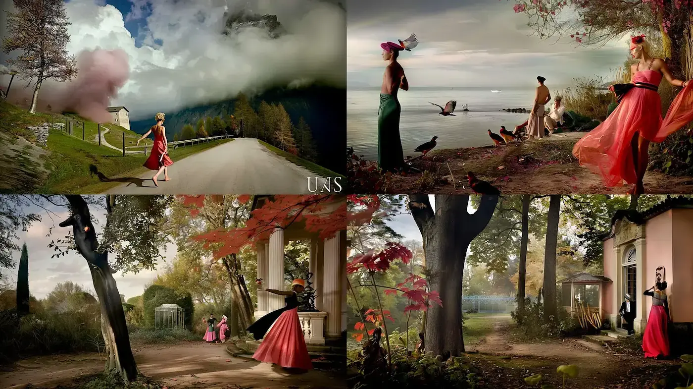 Whimsical and Dreamlike Imagery with a Touch of Surrealism - Midjourney sref style