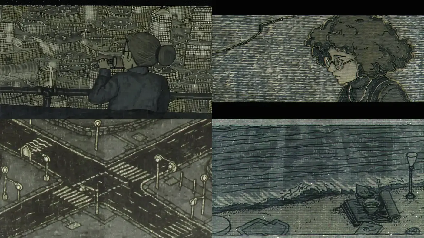 Harmonious Blend of Textured Urban Scenes with Realism and Nostalgia - Midjourney sref style