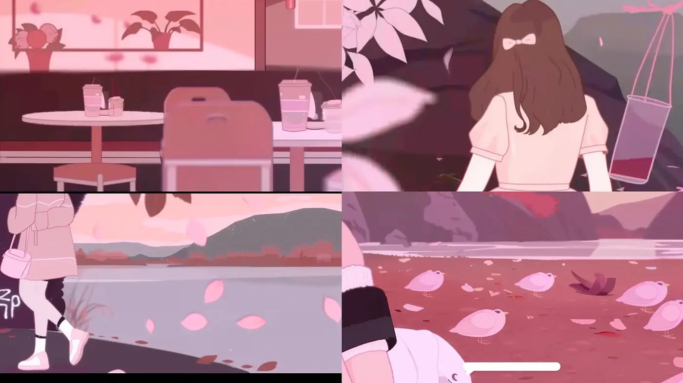 Whimsical Serenity in Pastel - A Contemporary Anime-Inspired Visual Harmony - Midjourney sref style