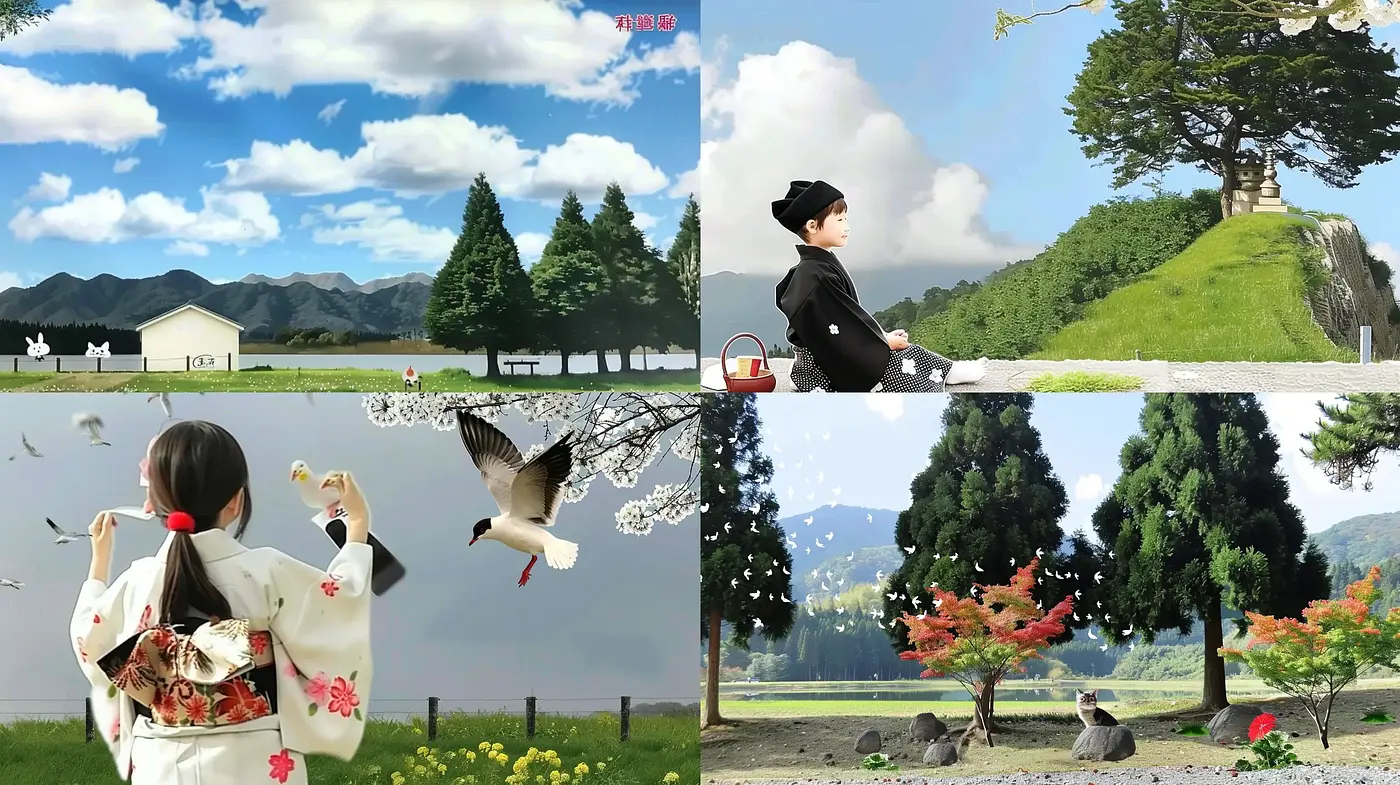 Serene Pastoral Visions with a Contemporary Photorealistic Touch - Midjourney sref style