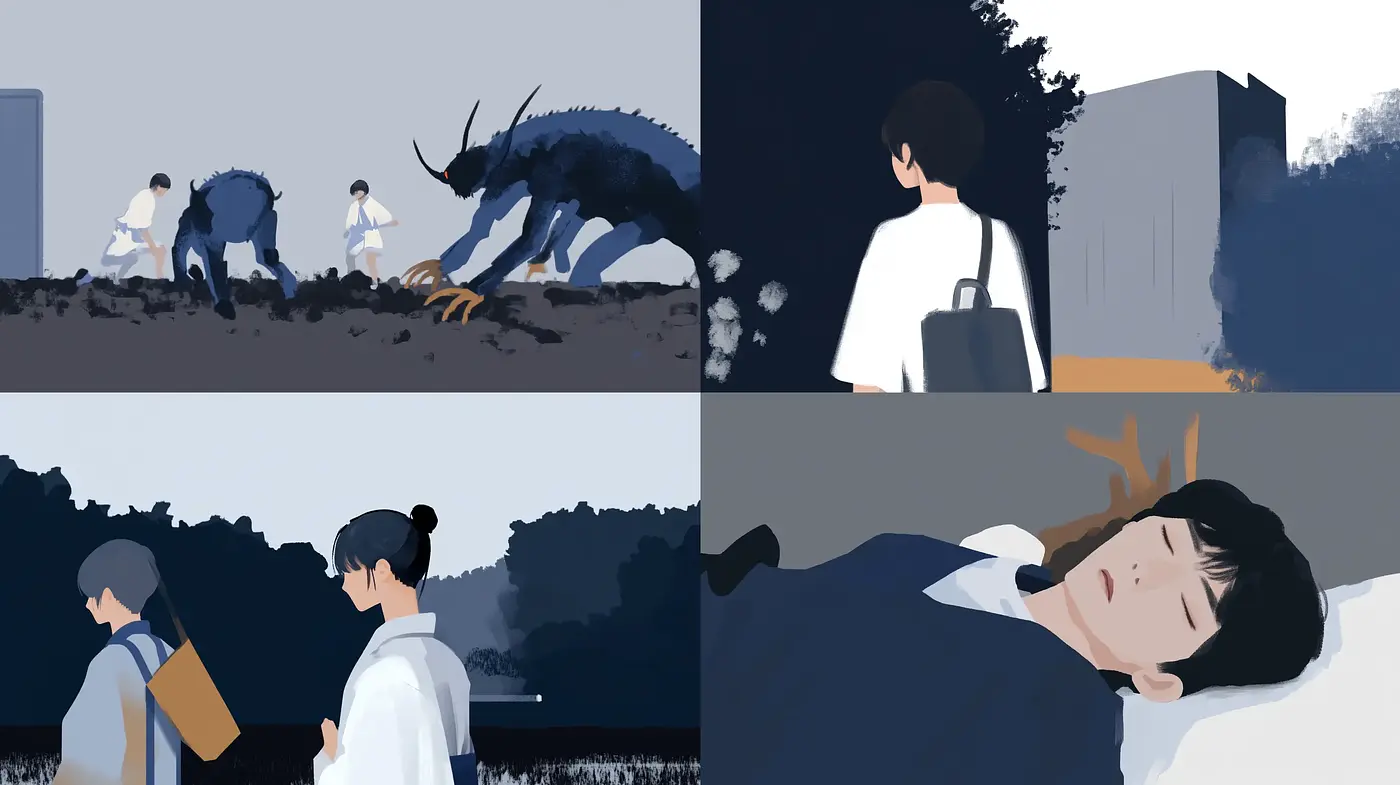 Ethereal Twilight Serenity: A Contemporary Interpretation of East Asian Animation - Midjourney sref style