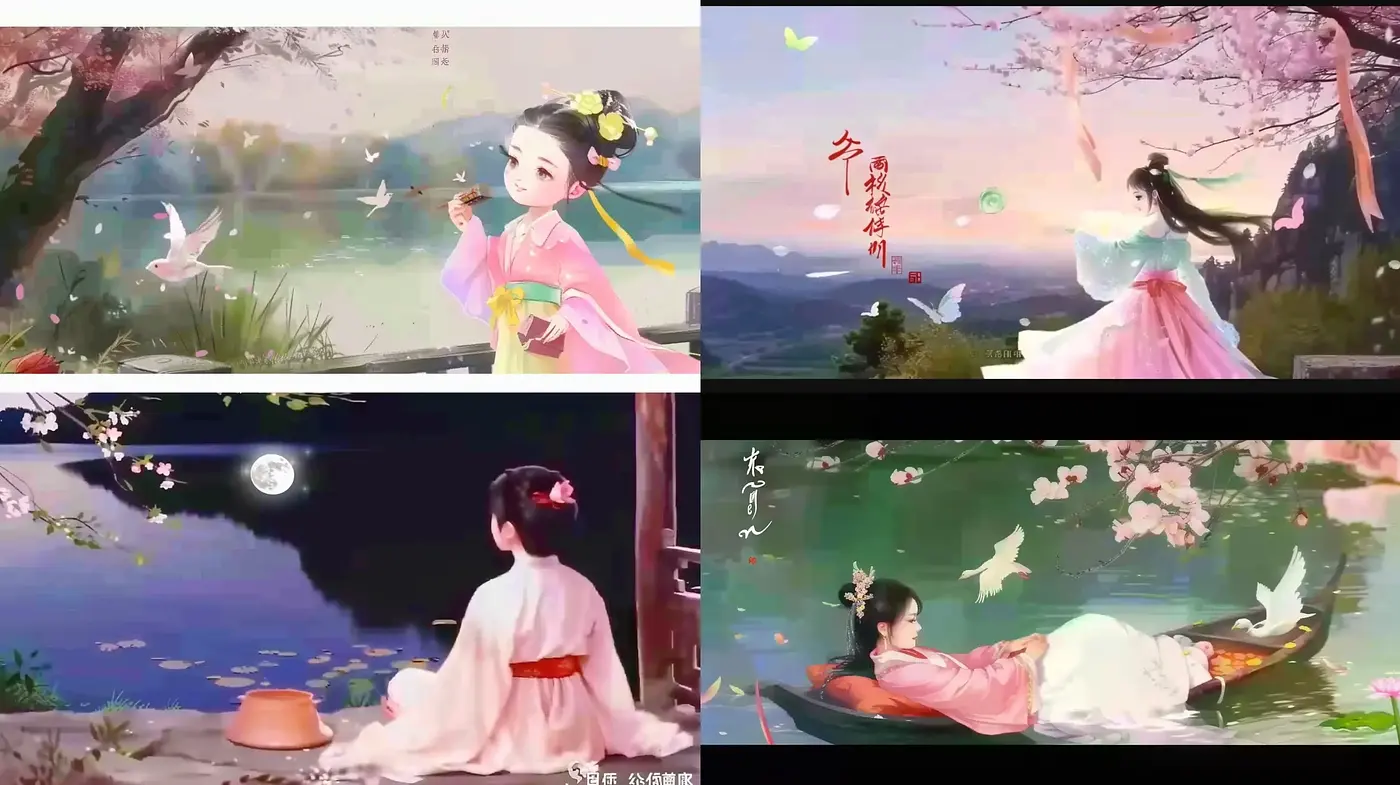 Ethereal Eastern Elegance: A Fusion of Traditional Asian Serenity and Modern Digital Artistry - Midjourney sref style