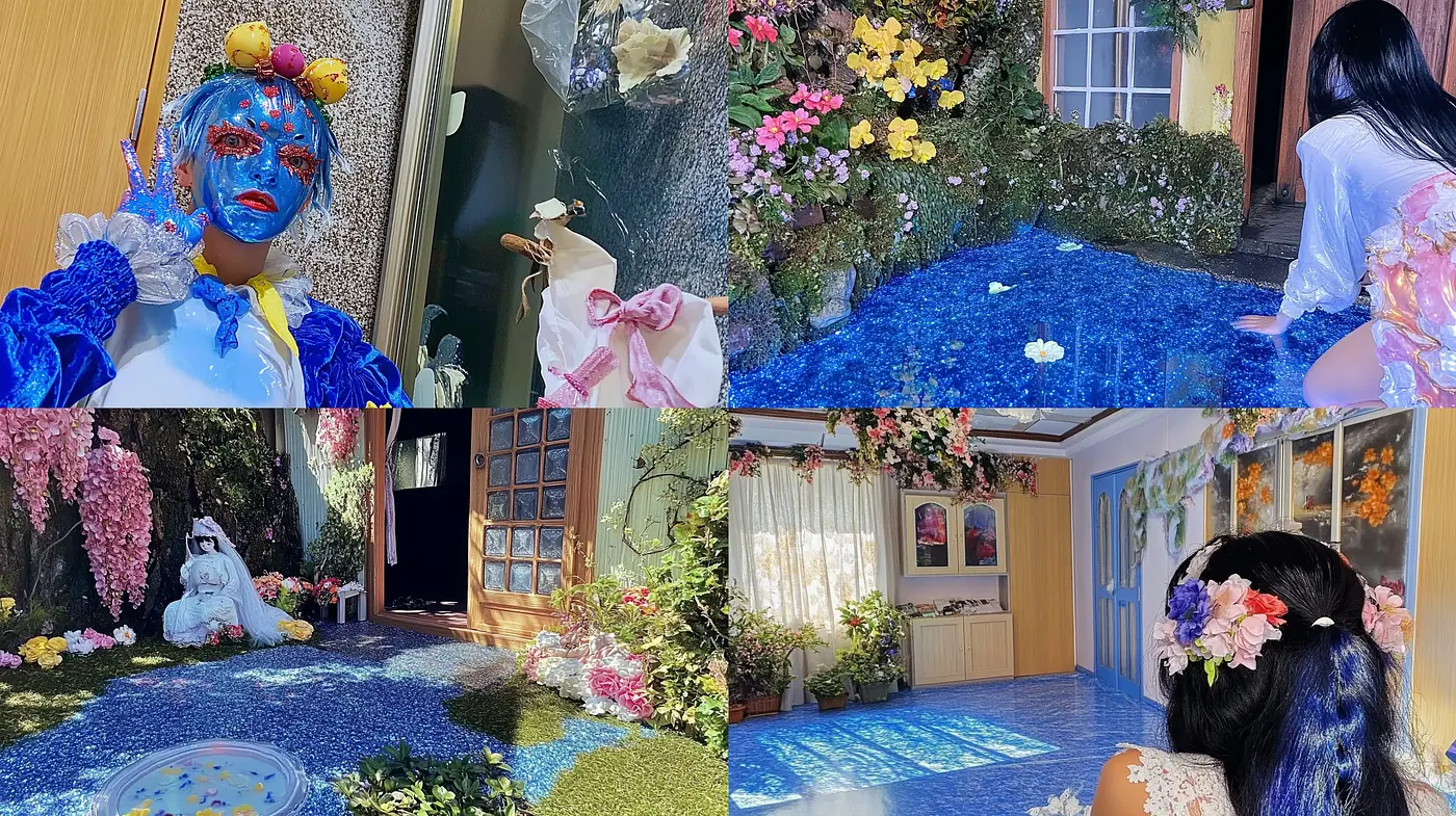 Floral Dreamscape with Surreal Overtones - Midjourney sref style