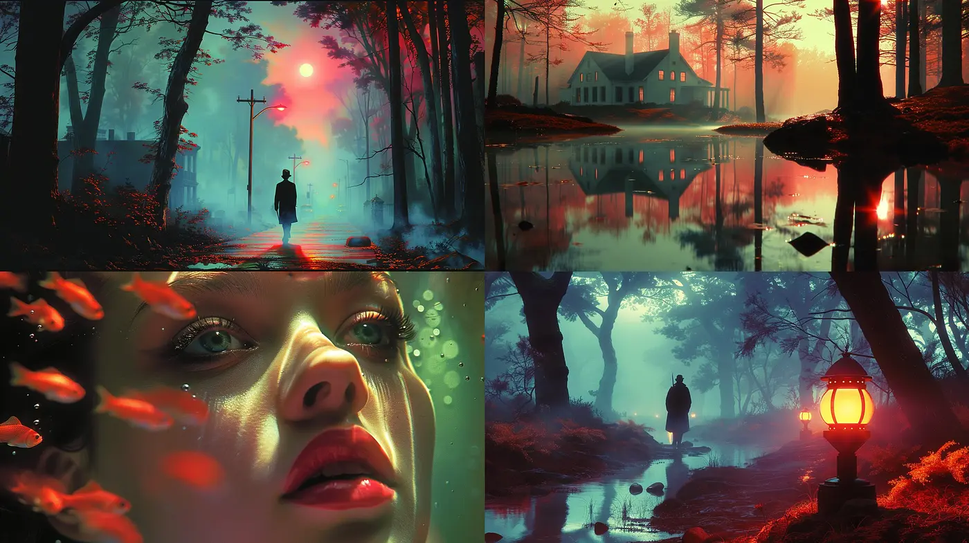 Ethereal Twilight: An Ode to Surreal and Mystical Environments - Midjourney sref style