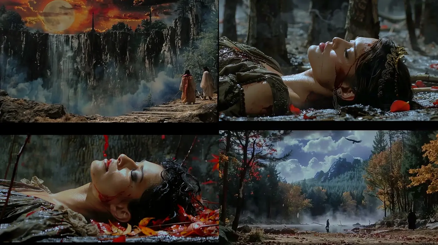 Ethereal Diffusion: A Tapestry of Dreamlike Vividness and Cinematic Fantasy - Midjourney sref style