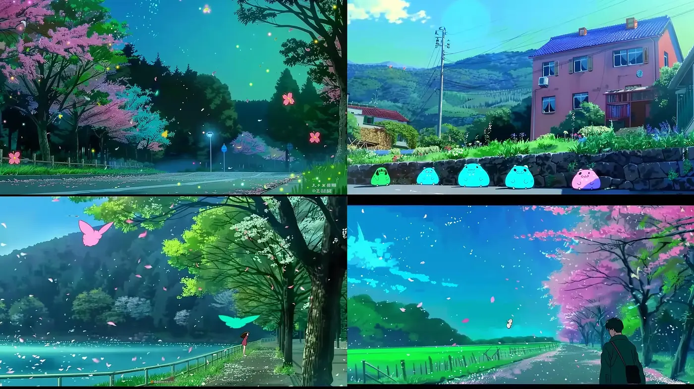 Ethereal Twilight: A Serene and Dreamlike Anime-Inspired Vision - Midjourney sref style