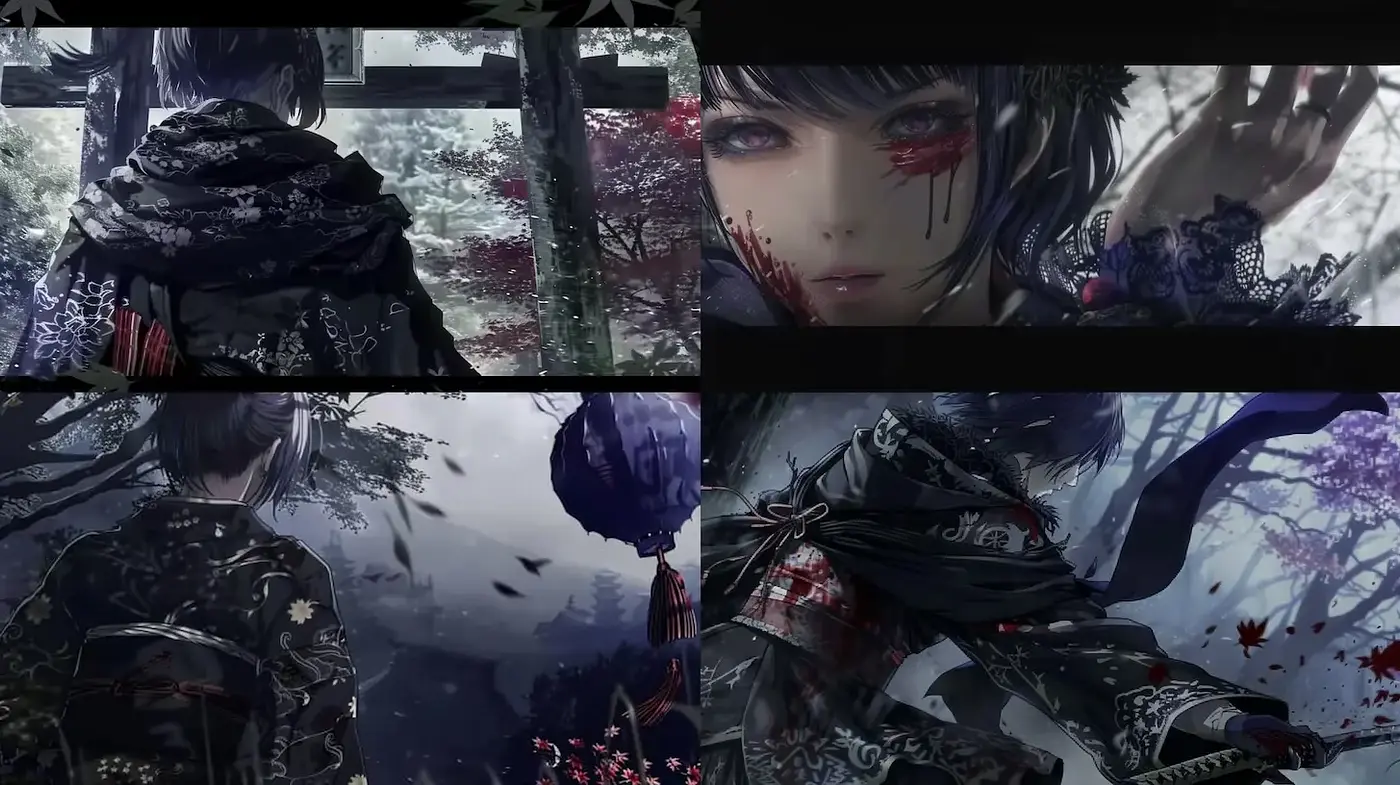 Intricate and Atmospheric Visuals with a Dark Fantasy Influence - Midjourney sref style