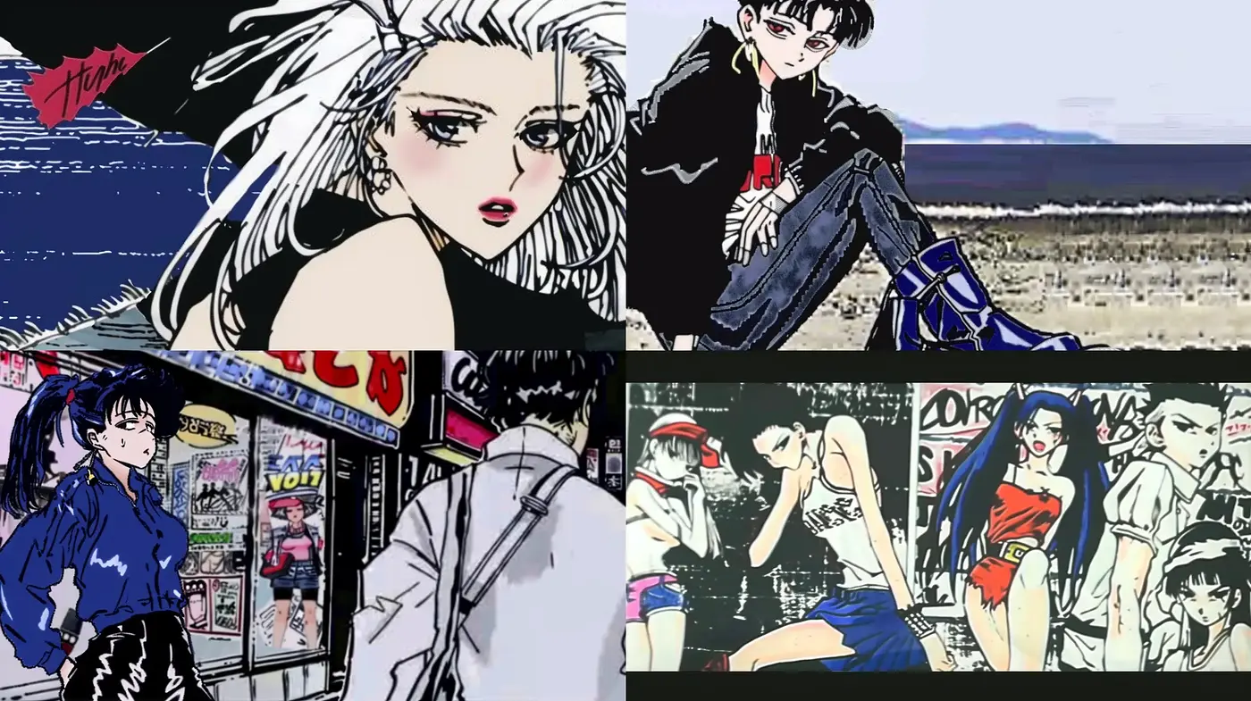 Stylized Anime-Inspired Visual Storytelling - Midjourney sref style