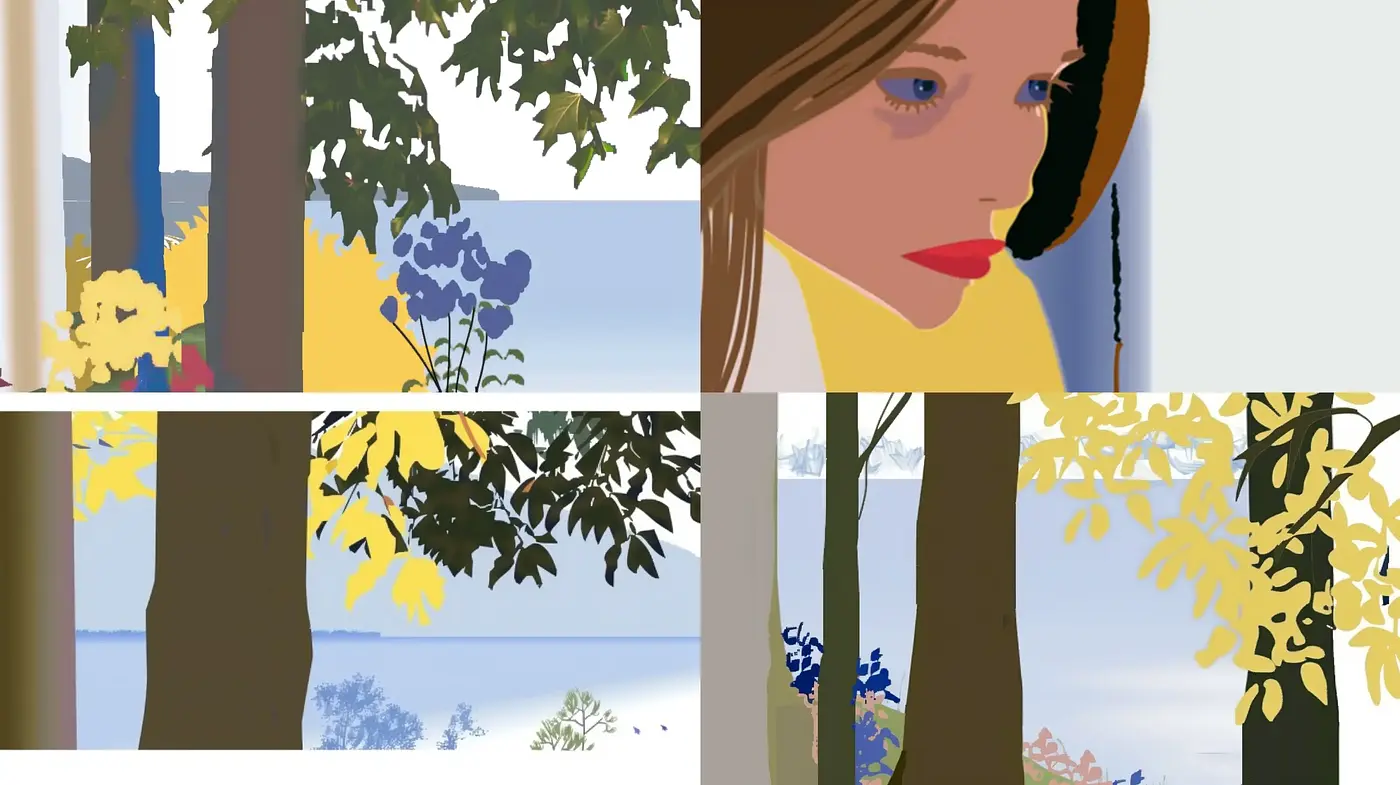 Consistent Pastel Serenity: A Harmonious Blend of Nature and Contemplation - Midjourney sref style