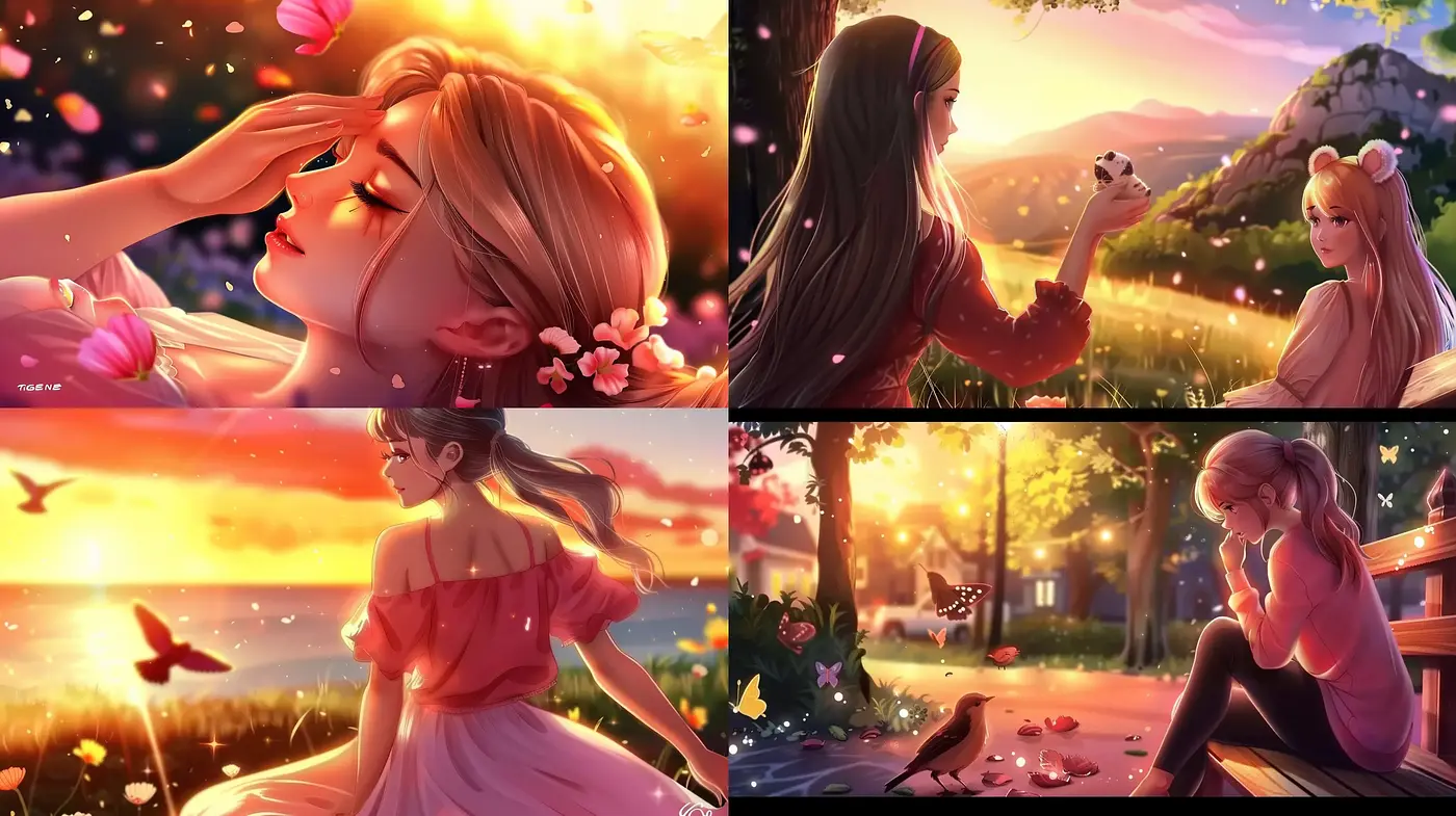 Luminous Twilight Elegance: A Study in Idyllic Pastel Hues and Serene Ambience - Midjourney sref style