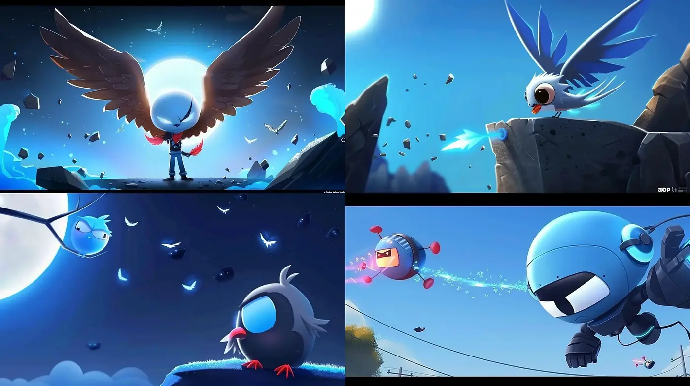 Dreamlike Soar of Vibrant Fantasia: A Modern Digital Animation Panorama - Midjourney sref style