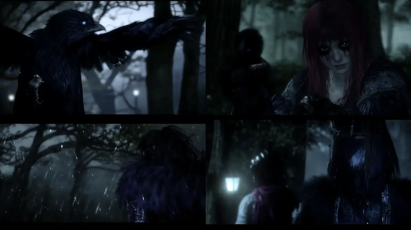 Ethereal Nocturne: A Cinematic Exploration of Dark Fantasy Tones - Midjourney sref style