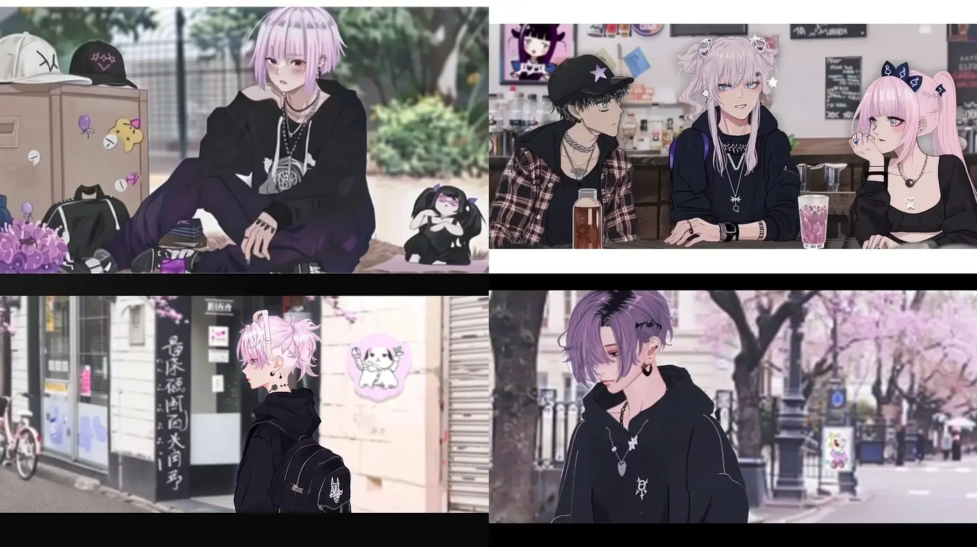 Contemporary Anime-Inspired Urban Serenity - Midjourney sref style