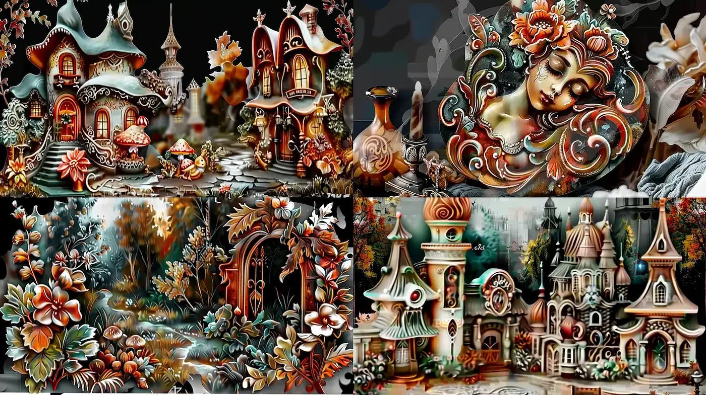 Whimsical and Enchanting Fantasy Realism with Intricate Details - Midjourney sref style