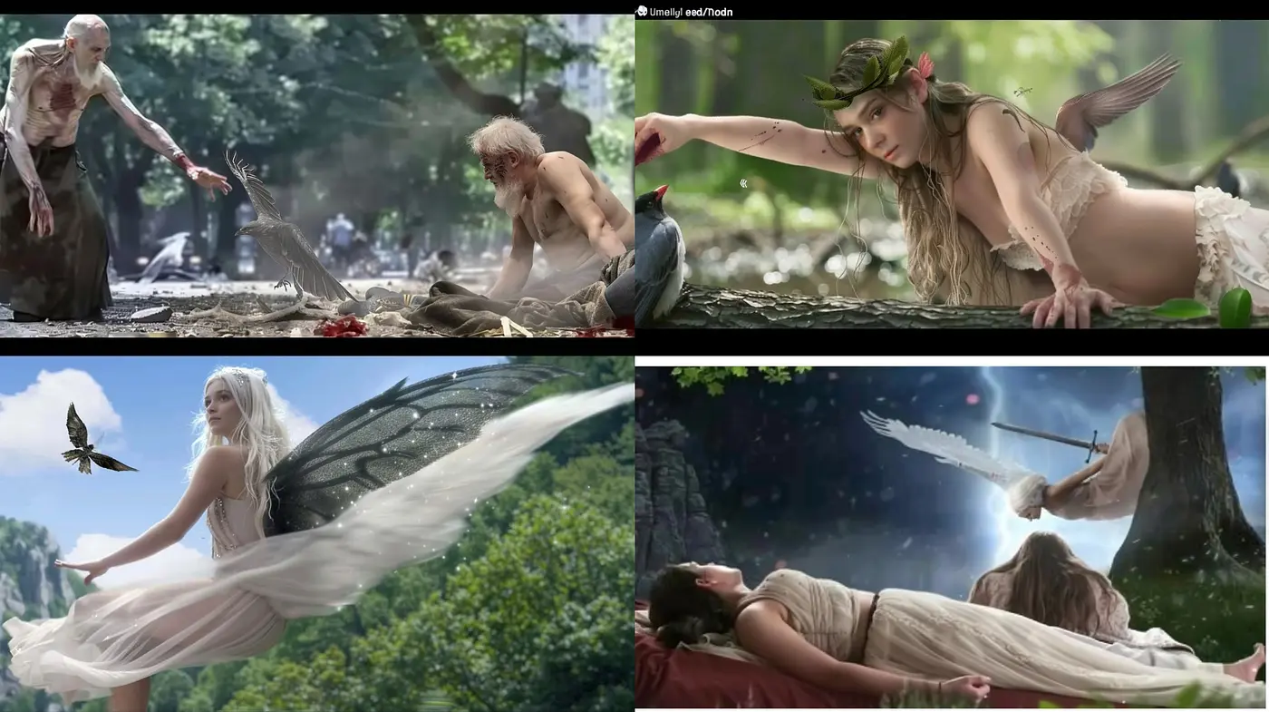 Ethereal Enchantment: A Harmonious Blend of Fantastical Elements and Natural-Inspired Textures - Midjourney sref style