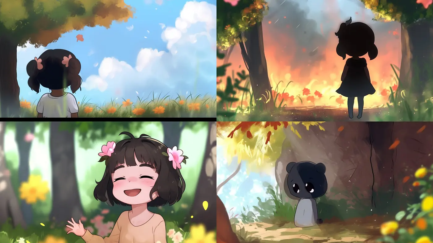 Consistently Whimsical and Dreamy: Digital Pastel Storybook Illustration Style - Midjourney sref style