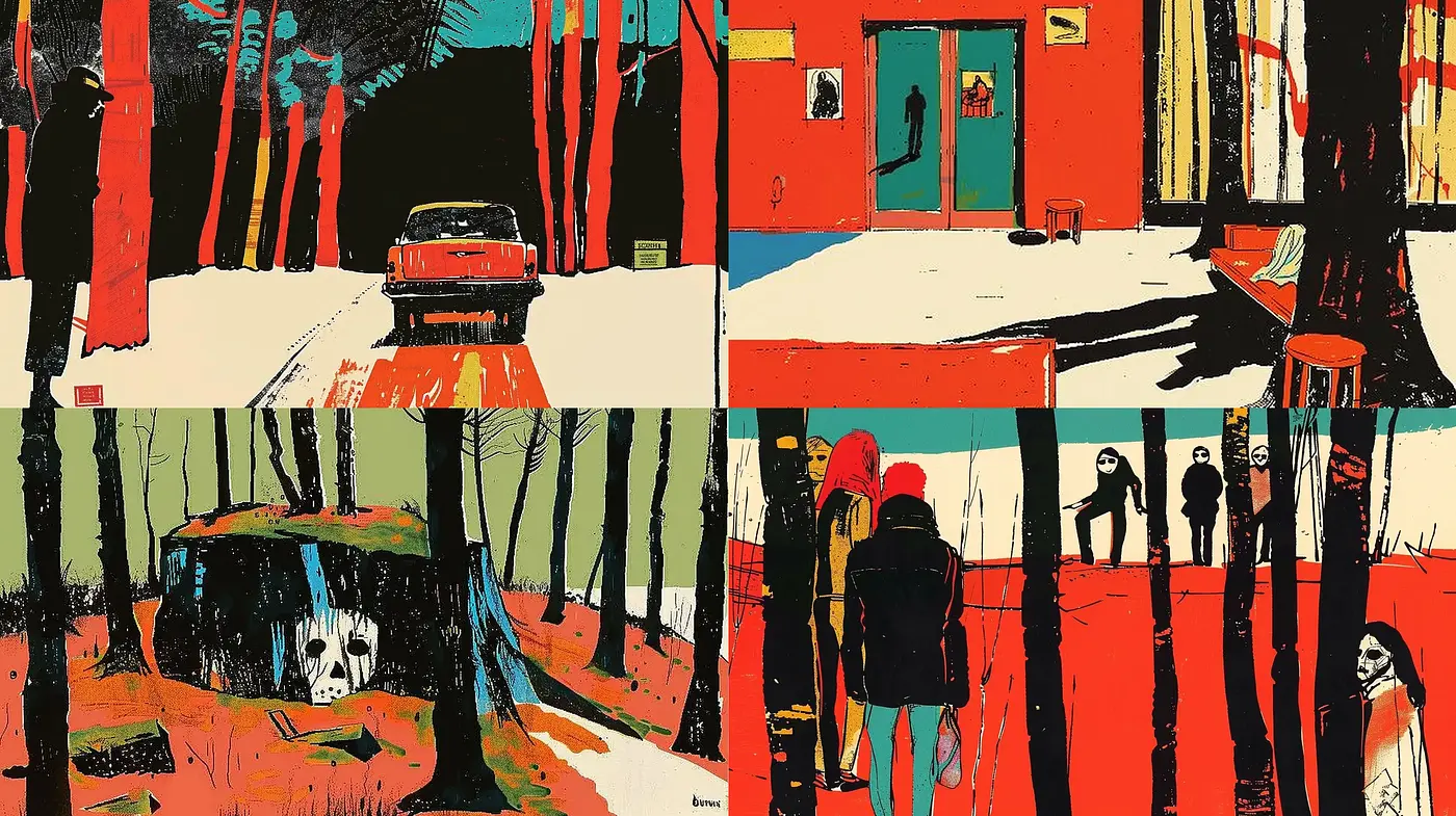 Vibrantly Stylized Expressionist Interpretations - Midjourney sref style