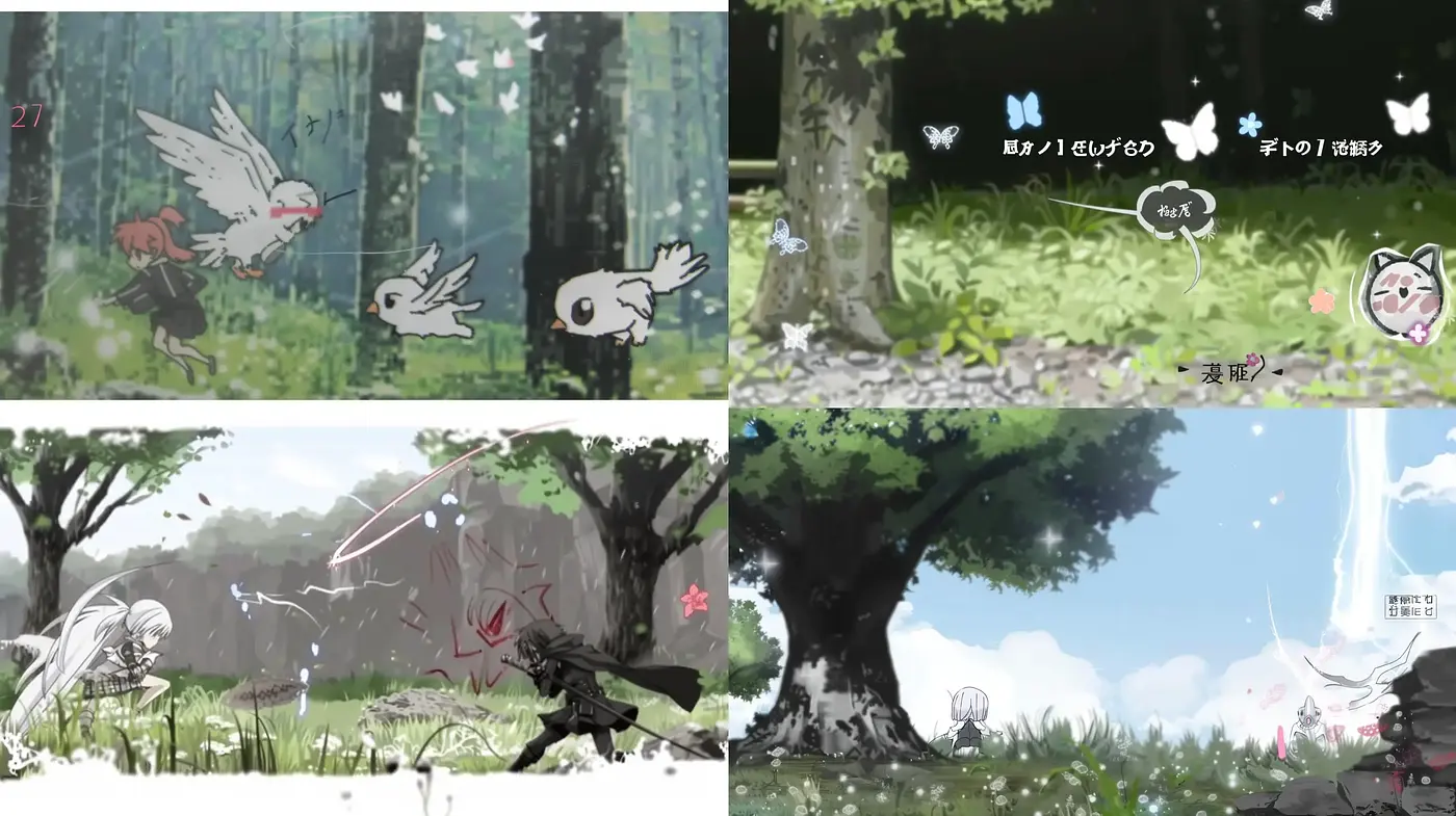 Enchanted Forest Anime Dreamscape - Midjourney sref style