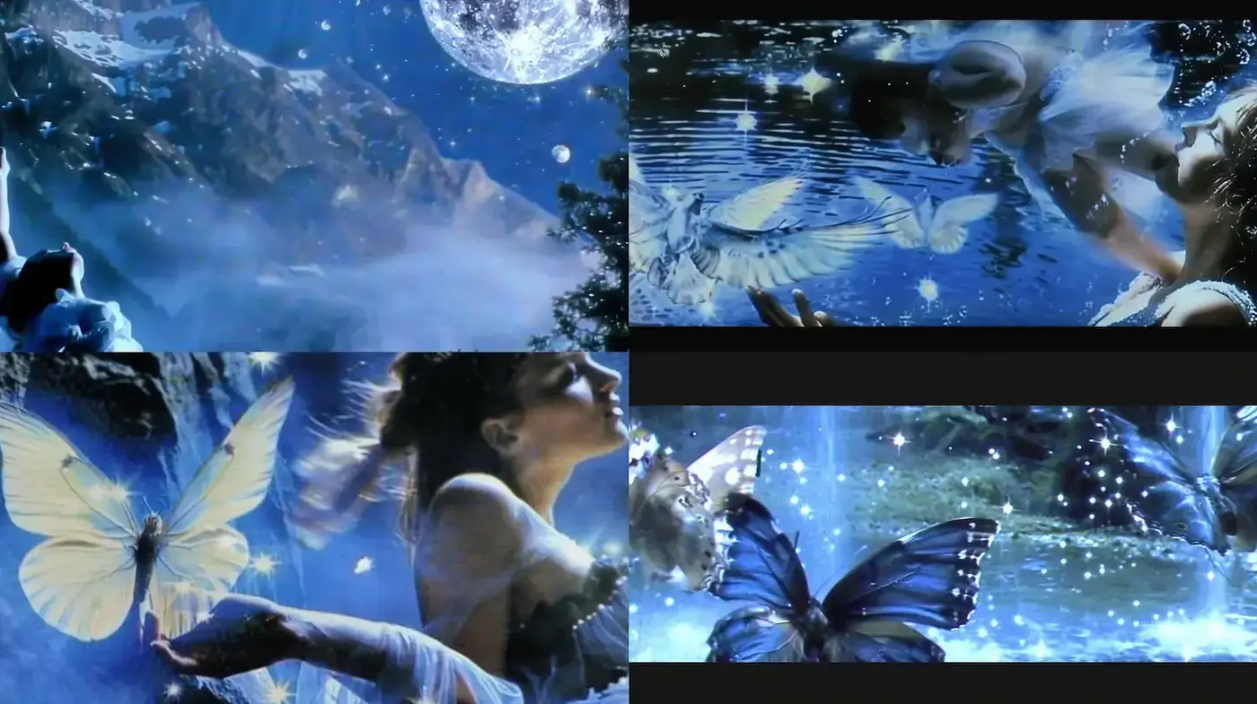Ethereal Dreamscape with Mythical Elements and a Serene Atmosphere - Midjourney sref style