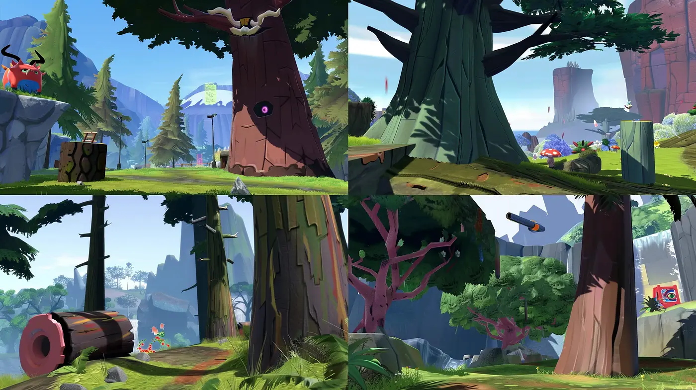 Vibrant and Consistent Animation-Inspired Landscape Artistry - Midjourney sref style
