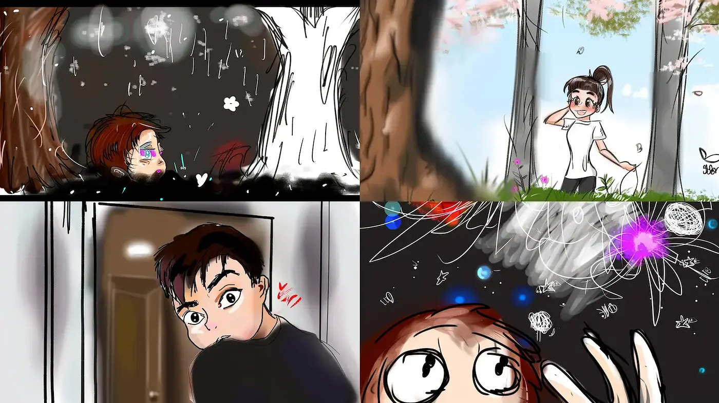 Whimsical and Expressive Illustrations with Cartoonish Elements - Midjourney sref style