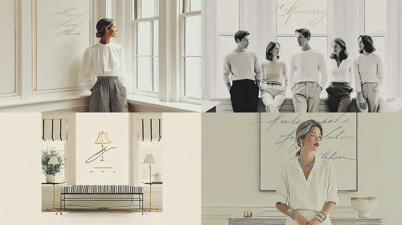 Elegant and Contemporary Minimalism with a Touch of Nostalgia - Midjourney sref style