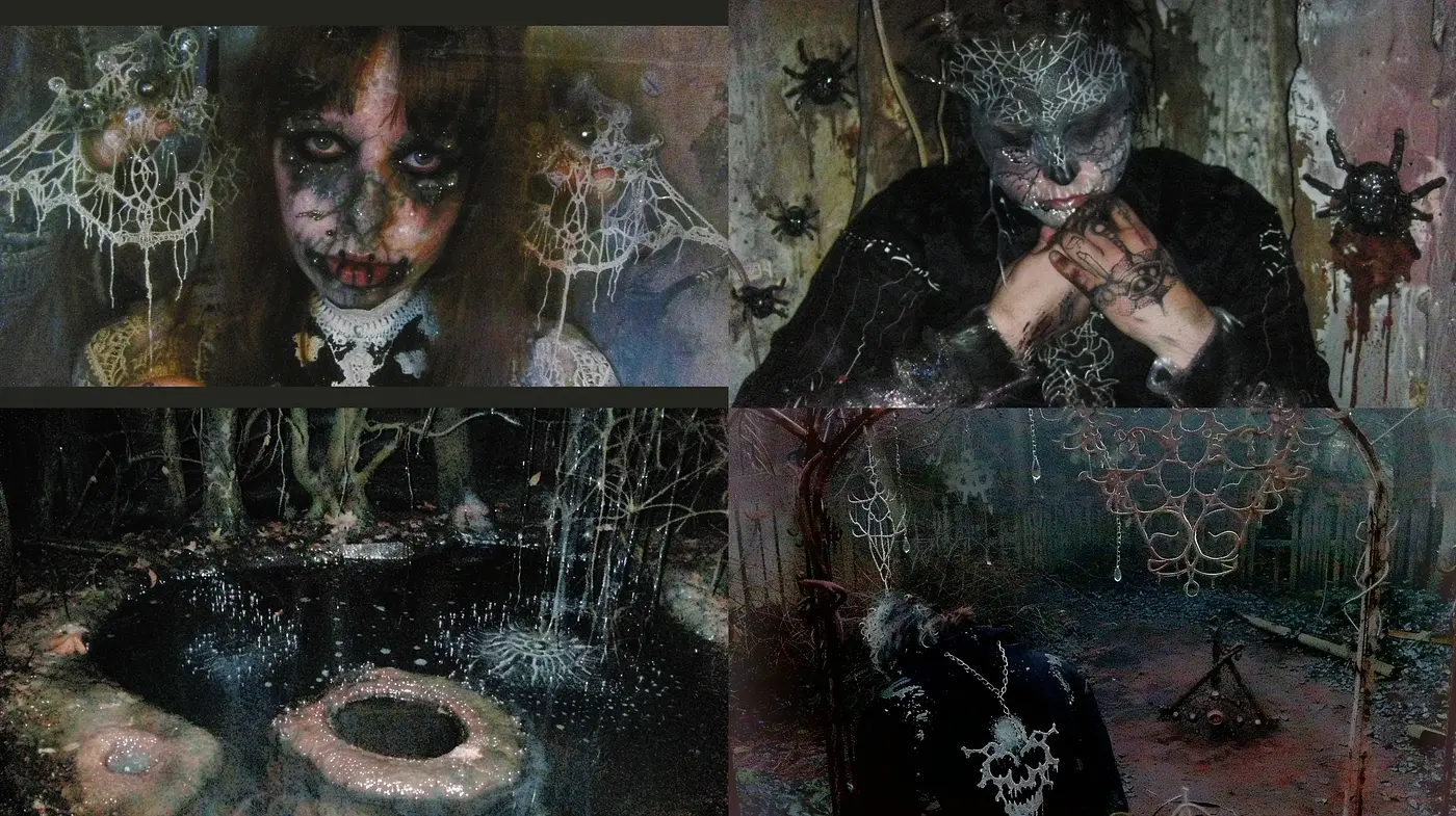 Gothic Macabre: A Homage to Dark Surrealism and Horror - Midjourney sref style