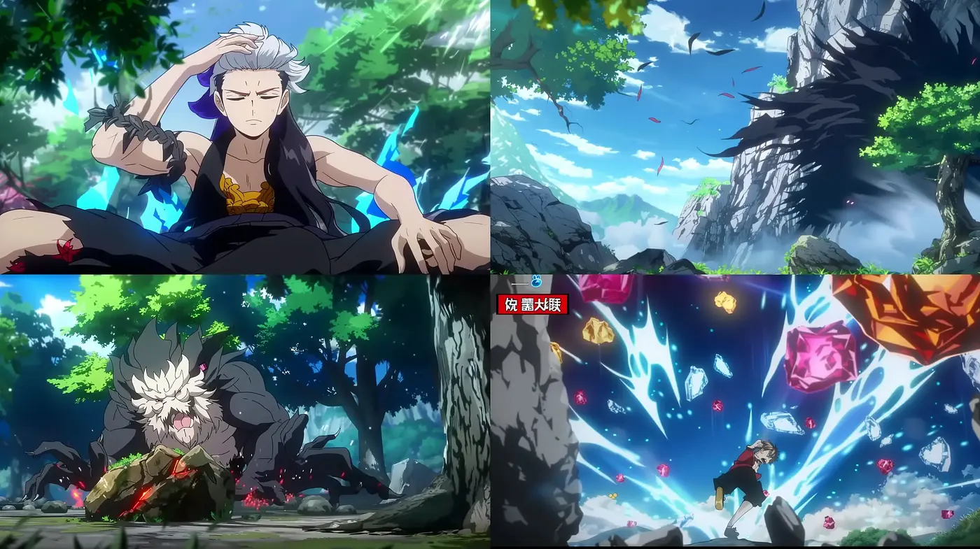 Ethereal Anime-Inspired Fantasy Landscapes - Midjourney sref style