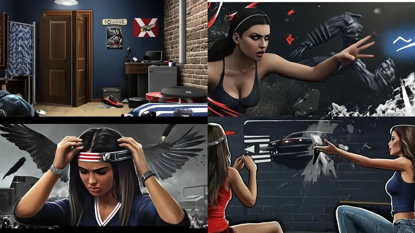 Stylized Realism in Modern Cinematic Tableaus - Midjourney sref style