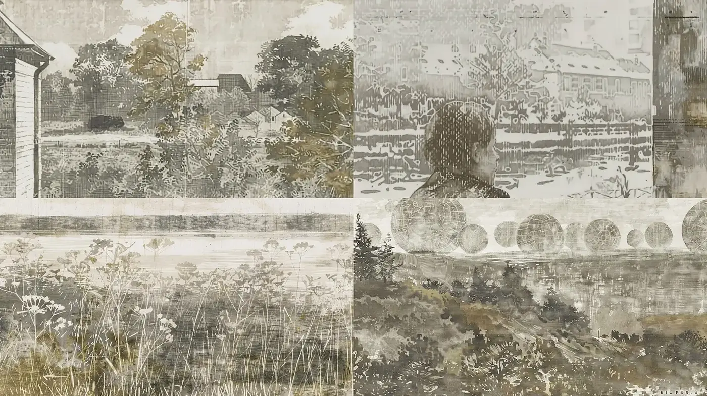 Exploration of Nature Through an Artistic Lens with a Contemporary Flair - Midjourney sref style