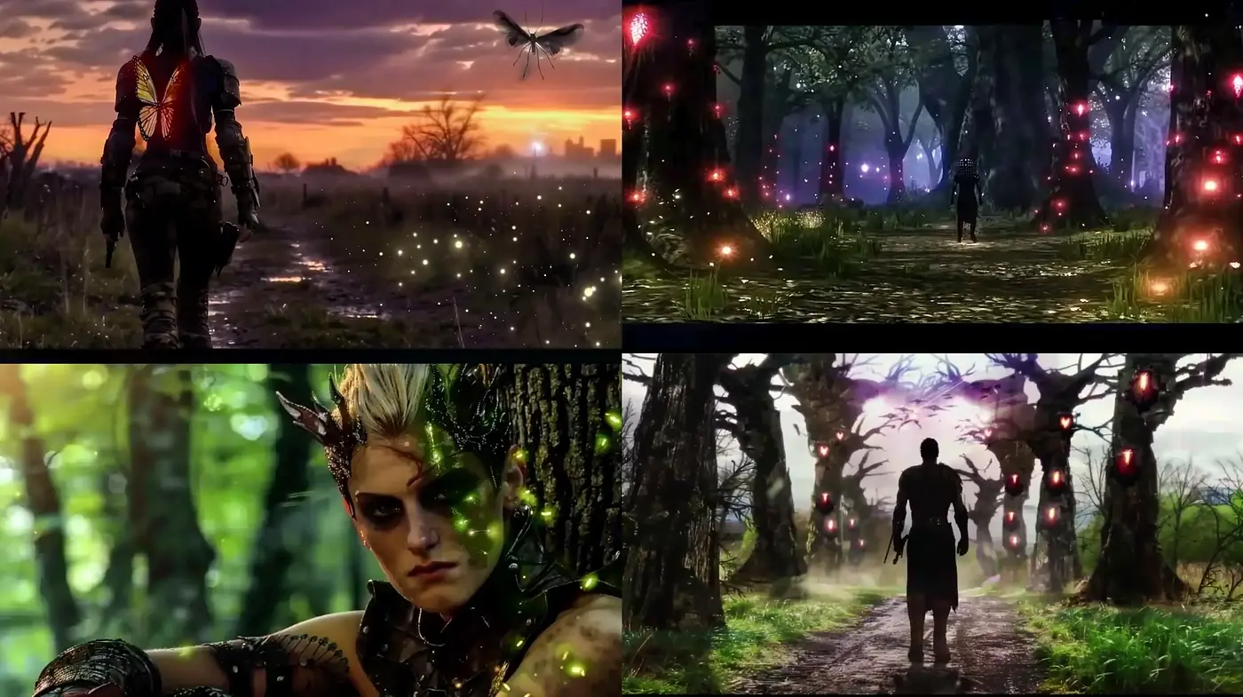 Enchanted Twilight Realms: A Fusion of Fantasy and Surrealism - Midjourney sref style